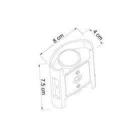Уличный настенный светодиодный светильник Arte Lamp Bosto A3122AL-2BK