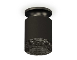 Комплект накладного светильника Ambrella light Techno Spot XS7402064 SBK/PBK/BK черный песок/черный полированный/тонированный (N7926, C7402, N7192)