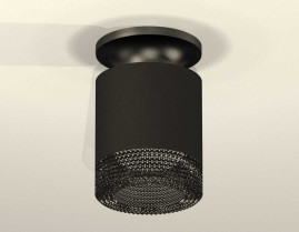 Комплект накладного светильника Ambrella light Techno Spot XS7402064 SBK/PBK/BK черный песок/черный полированный/тонированный (N7926, C7402, N7192)