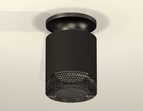 Комплект накладного светильника Ambrella light Techno Spot XS7402064 SBK/PBK/BK черный песок/черный полированный/тонированный (N7926, C7402, N7192)