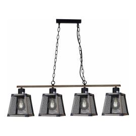 Подвесная люстра Illumico IL1006-4LL-05 BK Wood