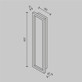 Настенный светодиодный светильник Maytoni Modern Orign MOD311WL-L55B3K