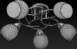 Потолочная люстра Toplight Jeanine TL7430X-05BP