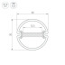 Профиль Arlight ARH-Round-D20-Dual-2000 Anod 039218