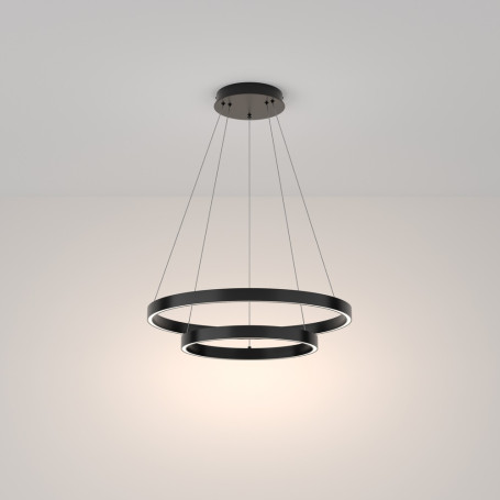 Подвесной светодиодный светильник Maytoni Rim MOD058PL-L55BK