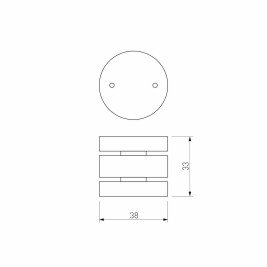 Коннектор круглый для накладного шинопровода Elektrostandard Slim Magnetic 85010/00 черный a063966