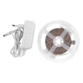 Лента светодиодная General GLS-2835-60-4.8-12-IP20-PRO-3-5-KIT готовый комплект 5м с адаптером