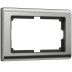 Рамка Werkel Metallic для двойной розетки глянцевый никель W0081602 4690389159077