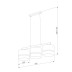 Подвесная люстра TK Lighting 6545 6456 Paglia Black
