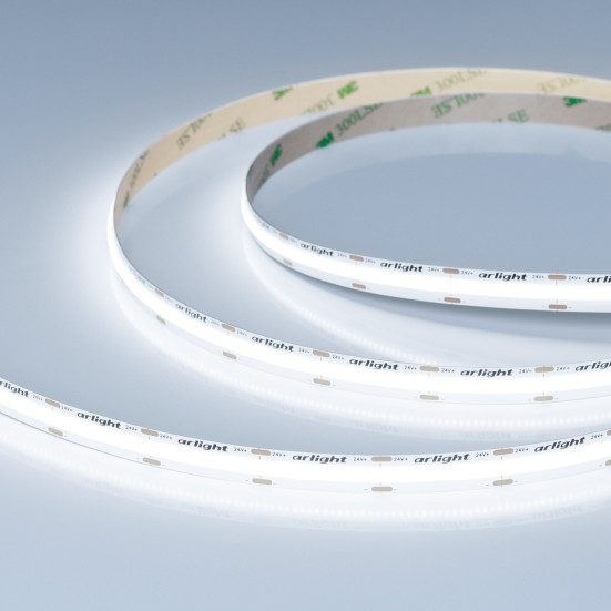 Светодиодная лента COB-X576-10mm 24V White6000 (15 W/m, IP20, 5m) Arlight 059118
