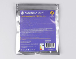 Светодиодная лента Ambrella Light 6W/m 60LED/m 2835SMD дневной белый 5M GS3002