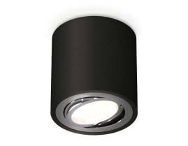 Комплект накладного светильника Ambrella light Techno Spot XS7532003 SBK/PSL черный песок/серебро полированное (C7532, N7003)
