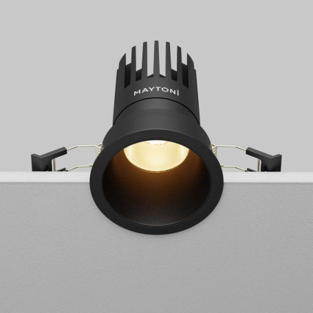 Встраиваемый светильник Maytoni Technical Dip DL118-15W-2.7K-B