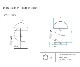 Настольная лампа Kink Light Локси 07707-T,19(03)