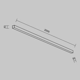 Линейный светильник Maytoni Technical LL311032