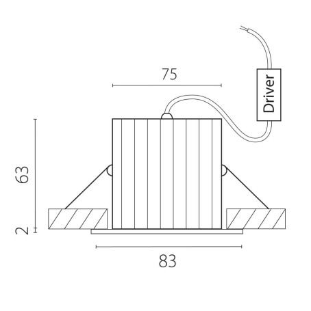 Светильник светодиодный уличный Ciclone Lightstar 385347