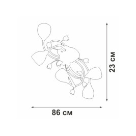 Потолочная люстра Vitaluce V1467-0/6PL