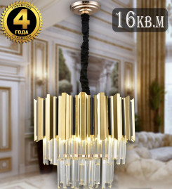 Подвесная люстра Natali Kovaltseva Delta II 81449/5C Gold