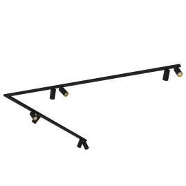 Накладной спот Nowodvorski Mono Corner 2x200 Black/Gold 7702