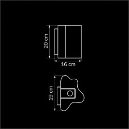 Настенный светильник Lightstar Nubi 802610