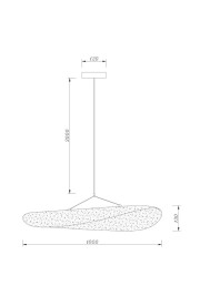 Подвесная люстра Divinare Fiamma 5866/06 SP-35