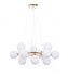 Подвесная люстра Lumina Deco Marsiada LDP 6033-15 GD