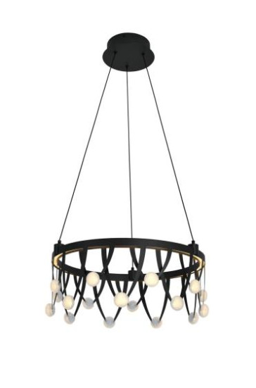 Люстра подвесная Alfa Light F3924-82 BLACK 47W ?45*H15 0