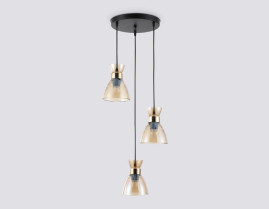 Светильник подвесной со стеклянными плафонами Ambrella light Traditional TR3405