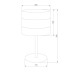 Настольная лампа TK Lighting 5054 Tago Black