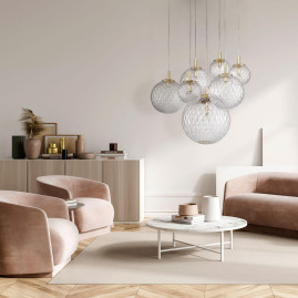 Подвесная люстра TK Lighting 4608 Cadix Gold