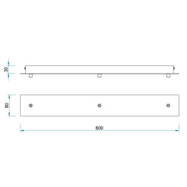 Потолочное основание Mantra Modular Light Florones 9465