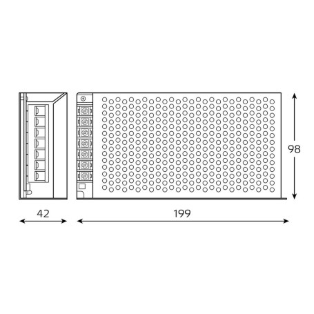 Блок питания Gauss 150W 12V IP20 BT506