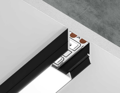 Профиль алюминиевый накладной AMBRELLA LIGHT ILLUMINATION GP1650BK