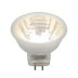 Лампа светодиодная Uniel GU4 3W 3000K прозрачная LED-MR11-3W/WW/GU4/220V GLZ21TR UL-00001702