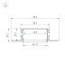 Профиль встраиваемый Arlight Fantom-W49-2000 Anod 046430