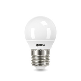 Лампа светодиодная Gauss E27 9.5W 6500K матовая 105102310