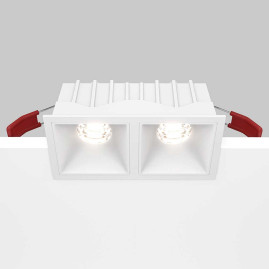Встраиваемый светильник Maytoni Alfa LED DL043-02-10W4K-SQ-W