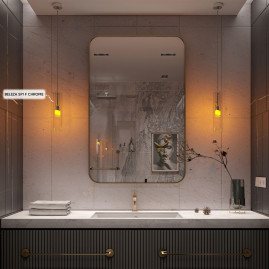 Подвесной светильник Crystal Lux Beleza SP1 F Chrome