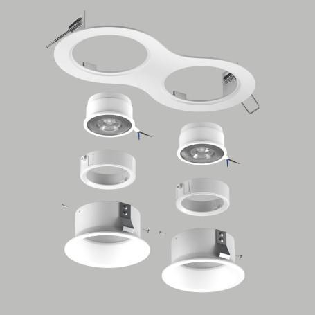 Комплект со светильником Lightstar Domino Round (214626+214606+214606+214006+214006) D6260606WMOD
