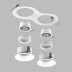 Комплект со светильником Lightstar Domino Round (214626+214606+214606+214006+214006) D6260606WMOD