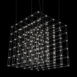 Подвесная люстра Imperium Loft Quasar Cosmos Square Led Pendant Light 100/100/100 252291-22