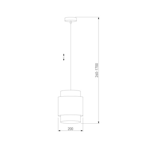 Подвесной светильник TK Lighting 6540 Boho Black