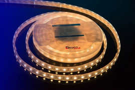 Светодиодная влагозащищенная лента DesignLed 14,4W/m 60LED/m 5050SMD теплый белый 5M 000519