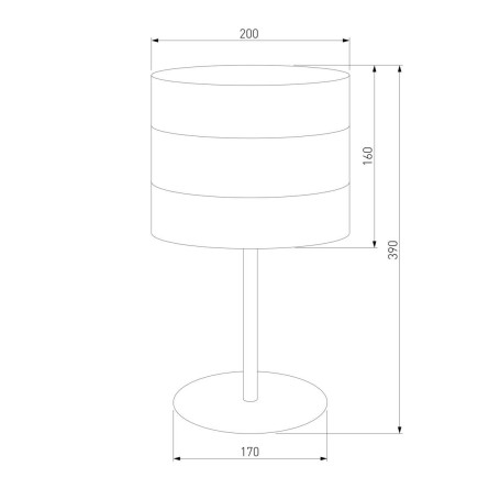 Настольная лампа TK Lighting 5056 Tago White