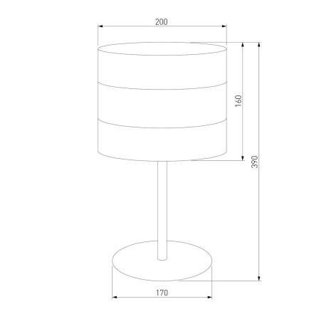 Настольная лампа TK Lighting 5056 Tago White