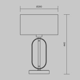 Настольная лампа Maytoni Marmo MOD099TL-01G