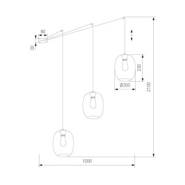 Подвесной светильник TK Lighting 5972 Elio