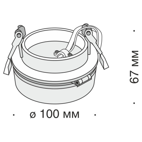Встраиваемый светодиодный спот Maytoni Technical Magic DL2003-L12B4K