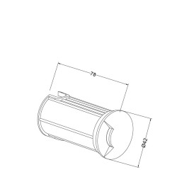 Ландшафтный светодиодный светильник Maytoni Flash O044DL-L1S3K