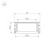Профиль встраиваемый Arlight Floor60-H26-3000 Anod 046413